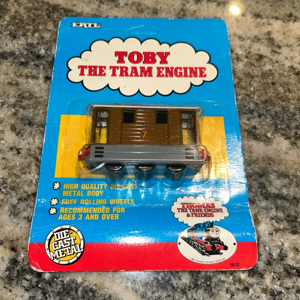 Toby The Tram Engine 1989 ERTL Thomas and Friends 1012 Diecast Toy Vintage